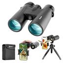 Adorrgon 12x42 High Powered Binoculars for Adults, Phone Adapter and Tripod