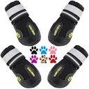 QUMY Dog Shoes for Hot Pavement, Dog Snow Boots & Paw Protectors for Winter