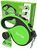 Mighty Paw Retractable Dog Leash with Poop Bag Holder, 16 Ft