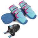 FUAMEY Dog Booties for Medium Dogs Waterproof, Reflective Dog Boots